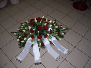 Kranz rot weiß